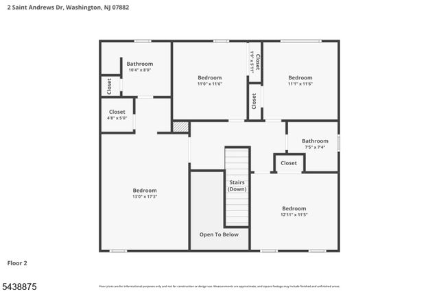 2 Saint Andrews Dr, Washington Twp., NJ 07882
