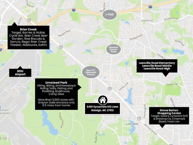 8041 Sycamore Hill Lane, Raleigh, NC 27612