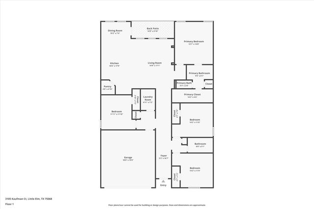 3105 Kaufman Court, Little Elm, TX 75068