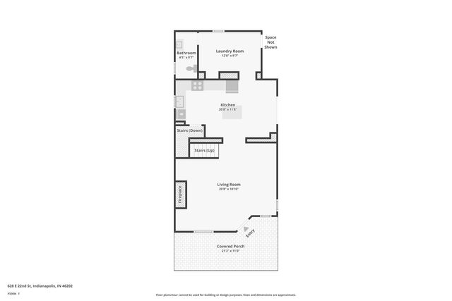 628 E 22nd Street, Indianapolis, IN 46202