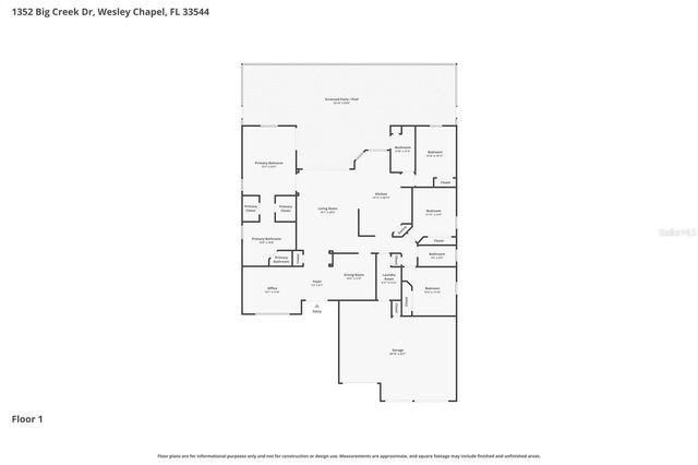 1352 BIG CREEK DRIVE, Wesley Chapel, FL 33544