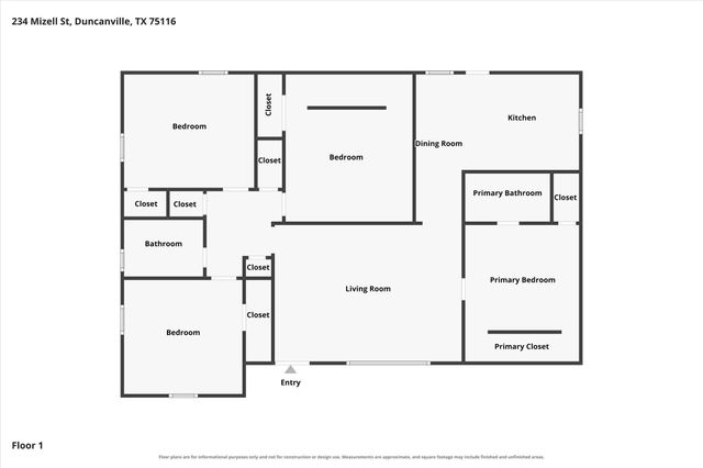 234 Mizell Street, Duncanville, TX 75116