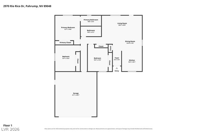 2970 Rio Rico Drive, Pahrump, NV 89048