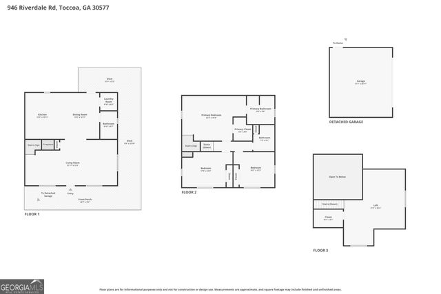946 Riverdale Road, Toccoa, GA 30577