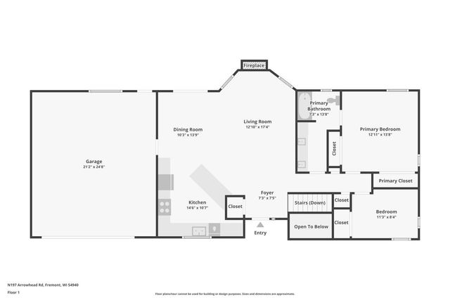 N197 ARROWHEAD ROAD, Fremont, WI 54940