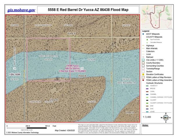 5558 E Red Barrel Road, Yucca, AZ 86438