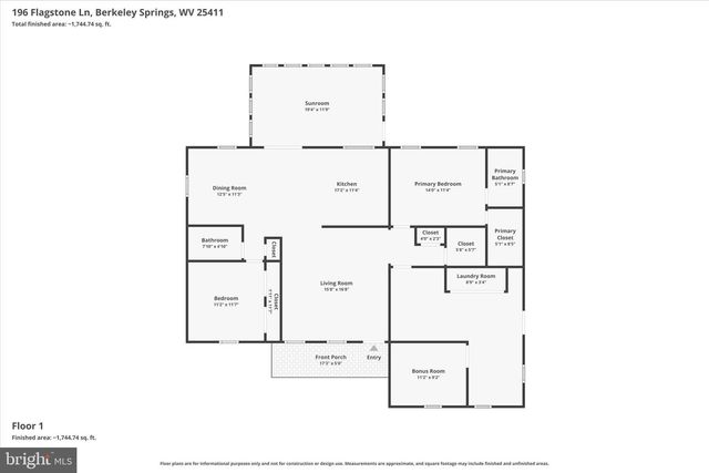 196 FLAGSTONE LN, Berkeley Springs, WV 25411