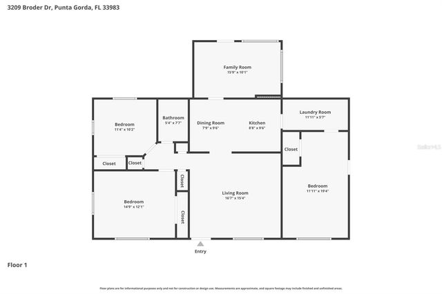 3209 BRODER DRIVE, Punta Gorda, FL 33983