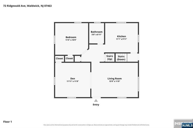 72 Ridgewald Avenue, Waldwick, NJ 07463