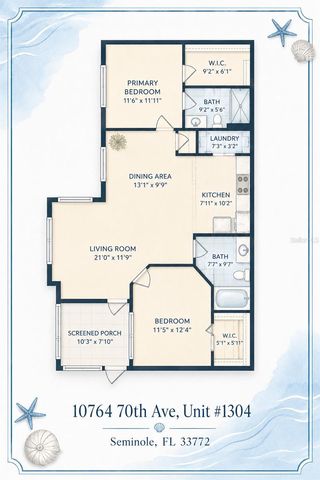 10764 70TH AVENUE 1304, Seminole, FL 33772