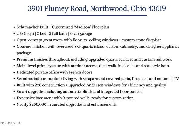 3901 Plumey Road, Northwood, OH 43619