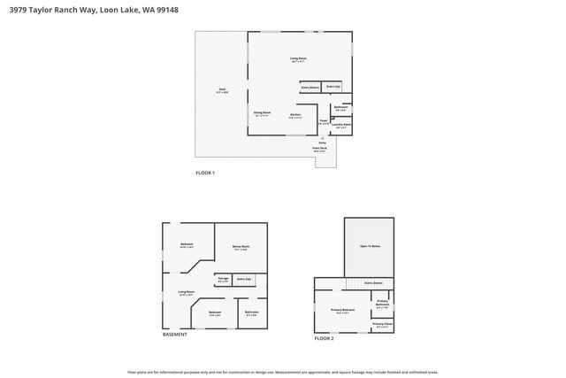 3979 Taylor Ranch Way Way, Loon Lake, WA 99148