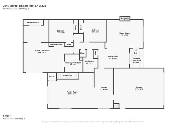 2045 Mardel Lane, San Jose, CA 95128
