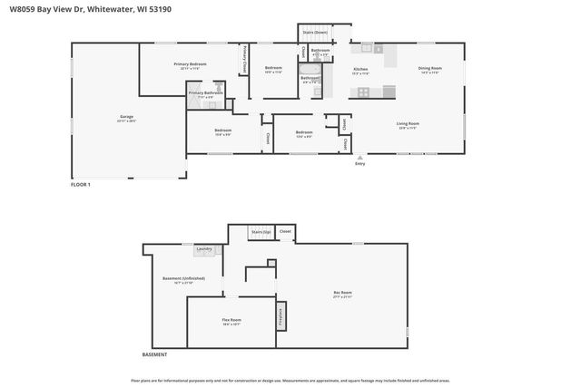 W8059 Bay View DRIVE, Whitewater, WI 53190