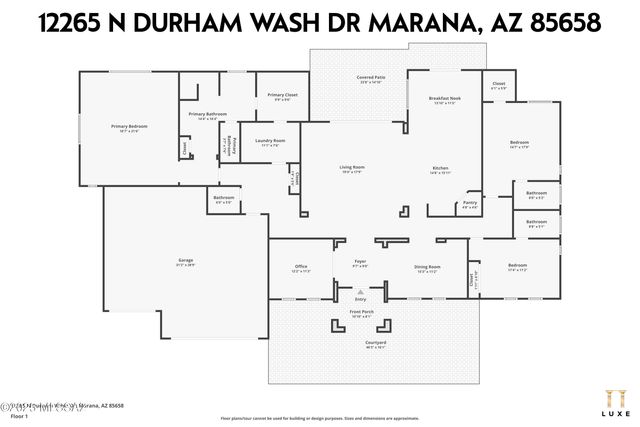 12265 N Durham Wash Drive, Marana, AZ 85658