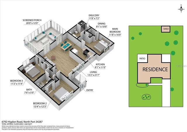 6792 HIGDON ROAD, North Port, FL 34287