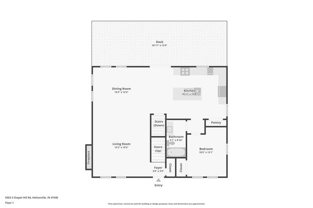 9353 S Chapel Hill Road, Heltonville, IN 47436