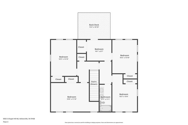 9353 S Chapel Hill Road, Heltonville, IN 47436