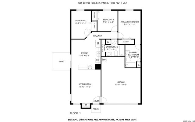 4066 Sunrise Pass, San Antonio, TX 78244