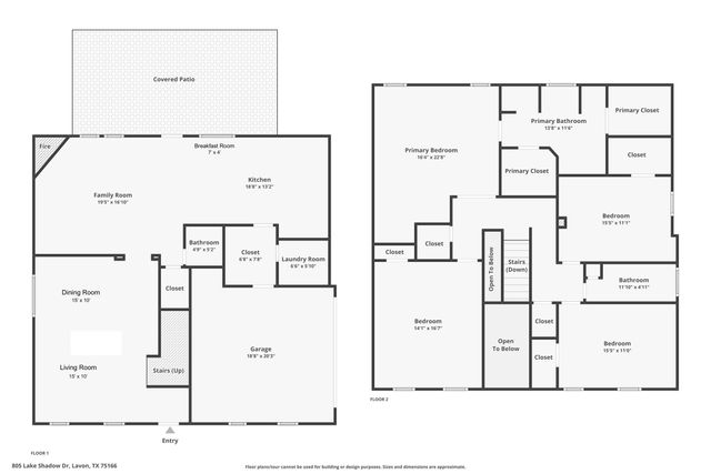 805 Lake Shadow Drive, Lavon, TX 75166