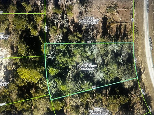 0 CRIDER ROAD, Weeki Wachee, FL 34614