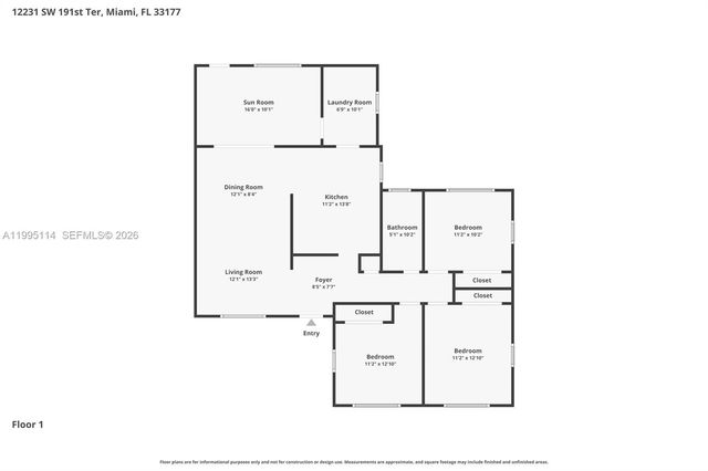 12231 SW 191st Ter, Miami, FL 33177