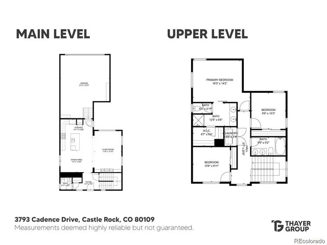 3793 Cadence Drive, Castle Rock, CO 80109