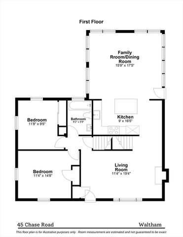 45 Chase Road, Waltham, MA 02453