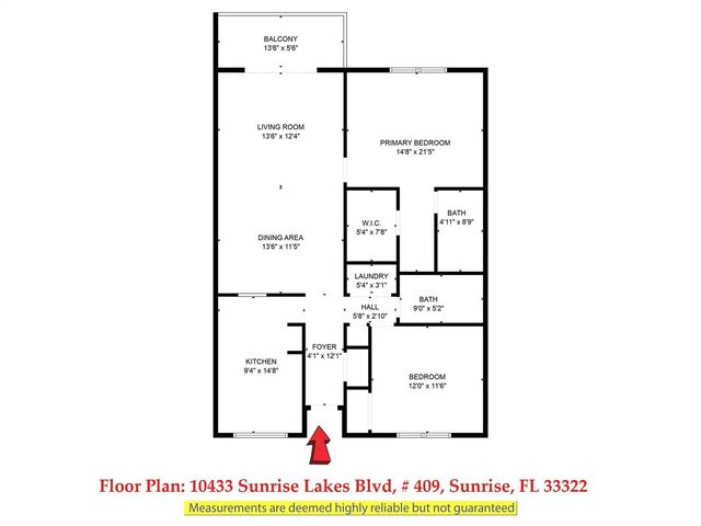 10433 Sunrise Lakes Boulevard 409, Sunrise, FL 33322