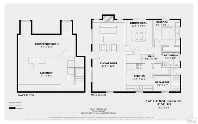 1523 E 11th St, Pueblo, CO 81001