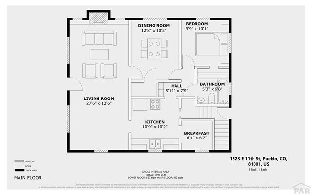 1523 E 11th St, Pueblo, CO 81001