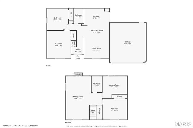 1973 Tealwood Cove Drive, Florissant, MO 63031