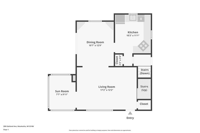 208 Oakland AVENUE, Waukesha, WI 53186