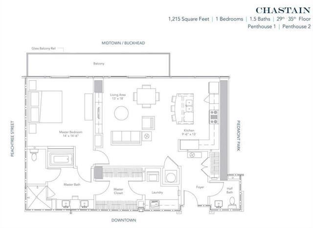 1065 Peachtree NE Street 2901, Atlanta, GA 30309