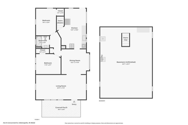 433 N Centennial Street, Indianapolis, IN 46222