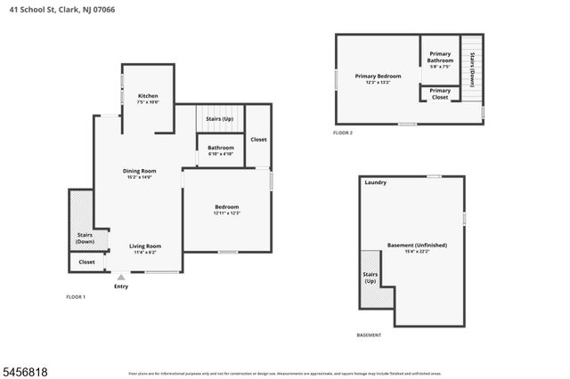 41 School St, Clark Twp., NJ 07066