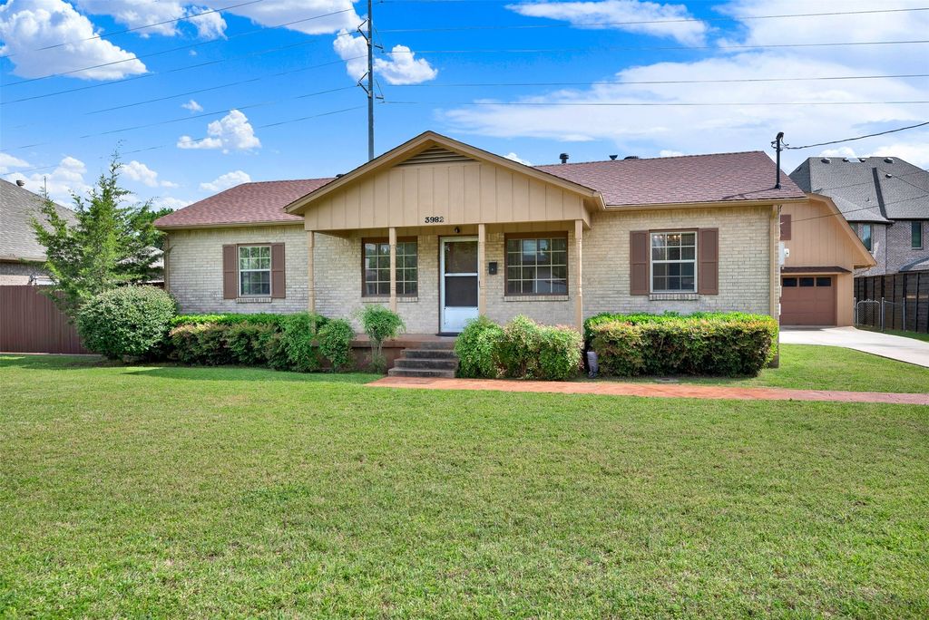 3982 Cortez, Dallas, TX 75220