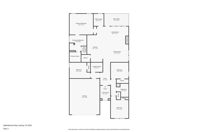 3600 Bedrock Way, Aubrey, TX 76227