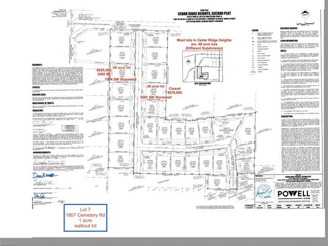 1807 SW Cemetery Road, Oak Grove, MO 64075