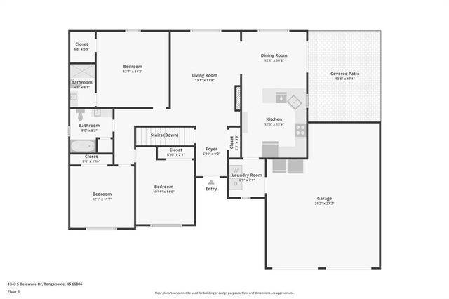 1343 S Delaware Drive, Tonganoxie, KS 66086