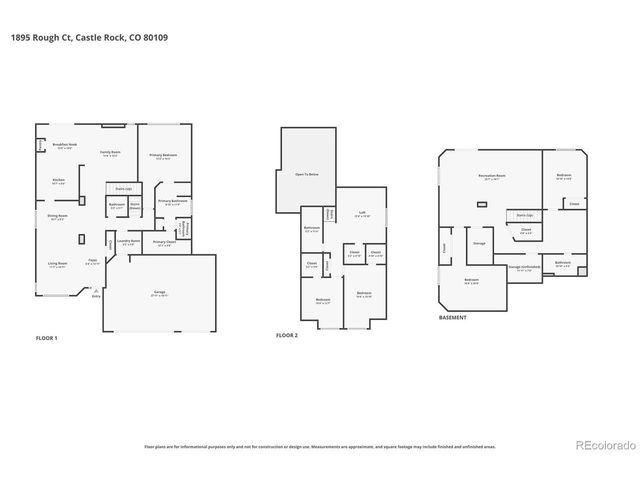 1895 Rough Ct, Castle Rock, CO 80109
