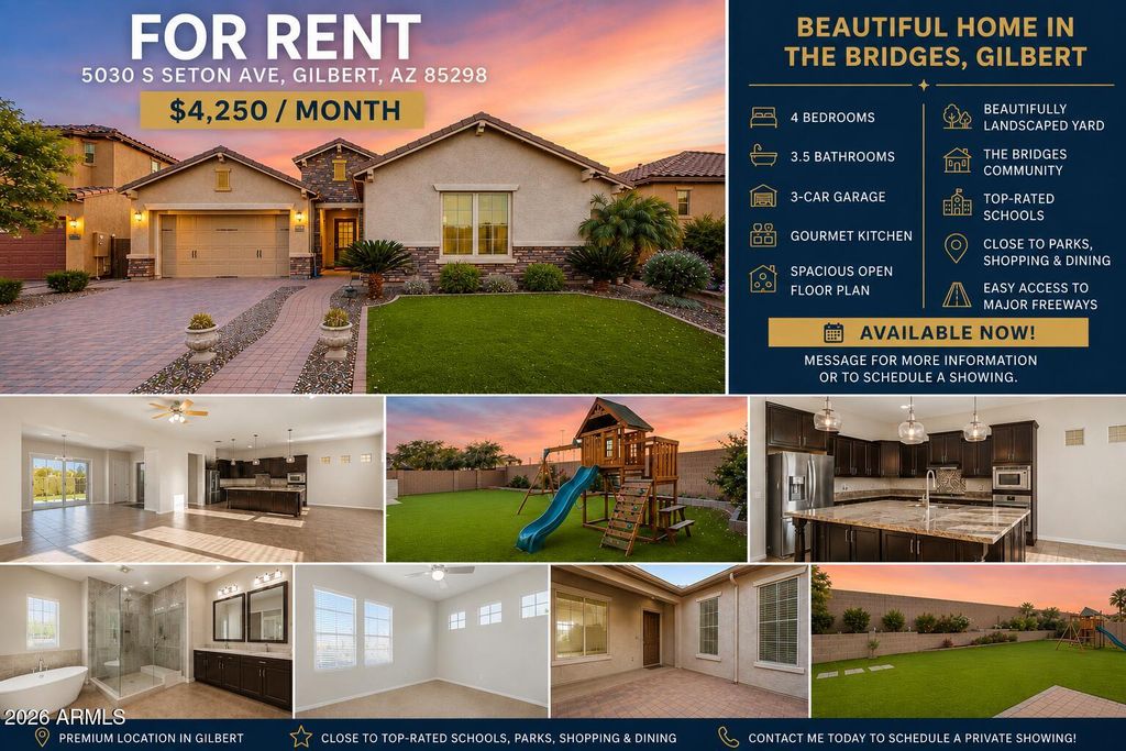5030 S SETON Avenue, Gilbert, AZ 85298