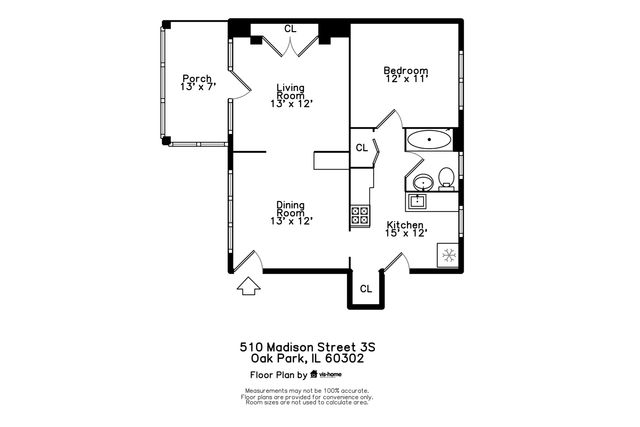 510 Madison Street 3S, Oak Park, IL 60302
