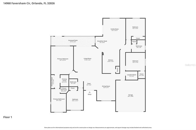 14968 FAVERSHAM CIRCLE, Orlando, FL 32826