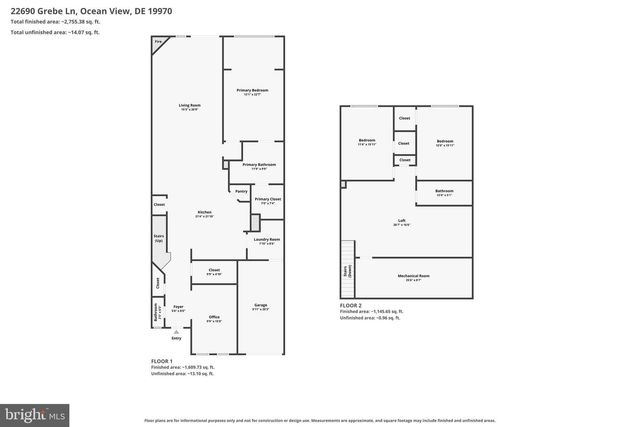 22690 GREBE LN, Ocean View, DE 19970