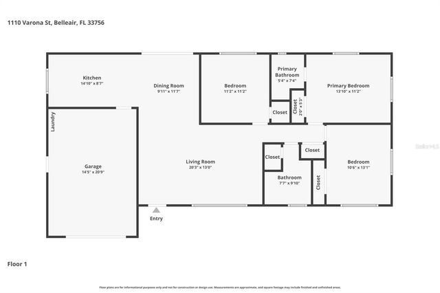 1110 VARONA, Belleair, FL 33756