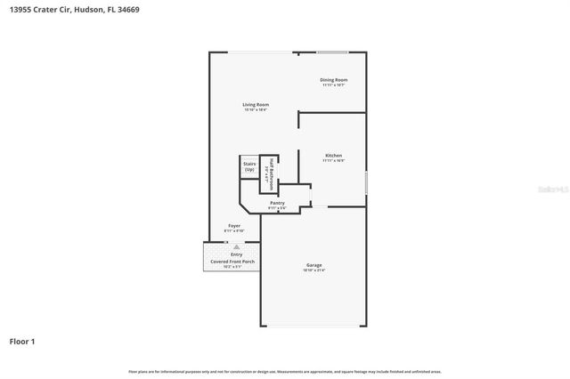13955 CRATER CIRCLE, Hudson, FL 34669