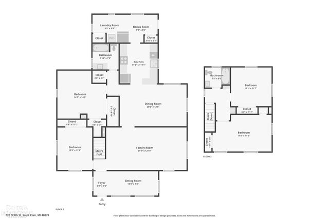 732 N 9th St Street, St Clair, MI 48079