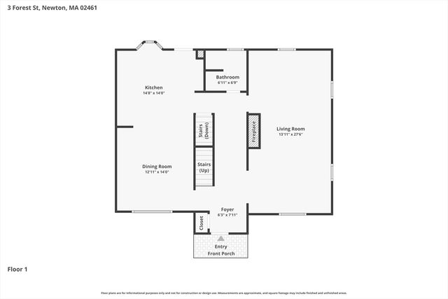 3 Forest St 3, Newton, MA 02461