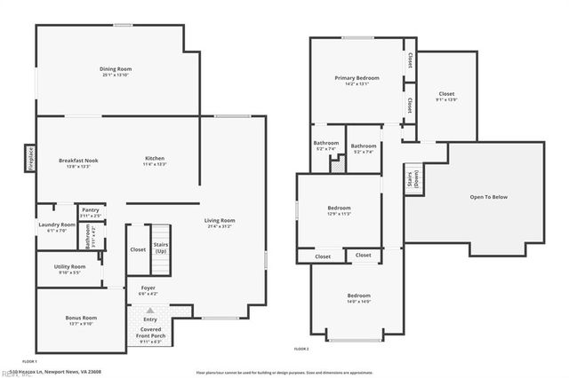 510 Heacox LN, Newport News, VA 23608